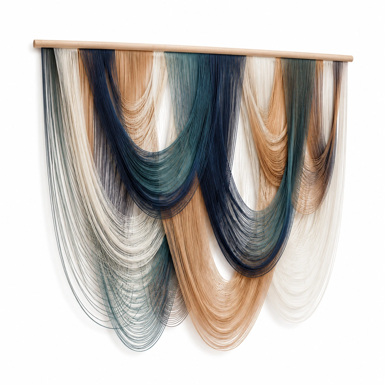 Arazzo decorativo intrecciato multicolore-XORDELVIX