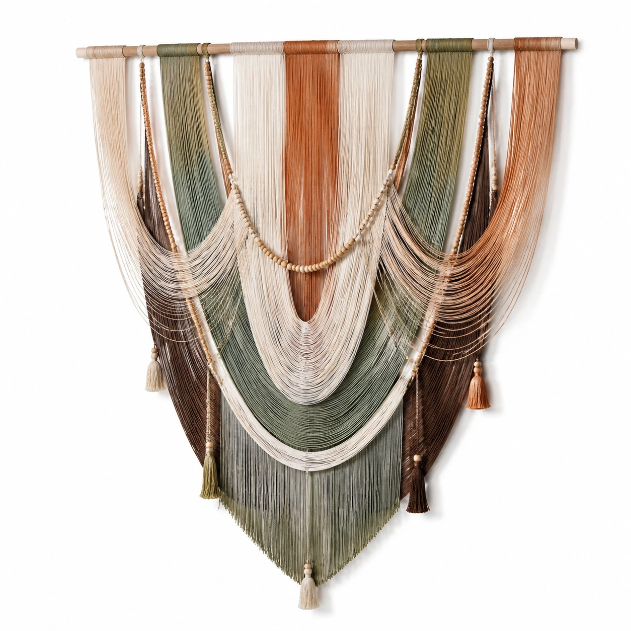 Arazzo Decorativo da Parete in Stile Boho Chic Multicolore-XORDELVIX