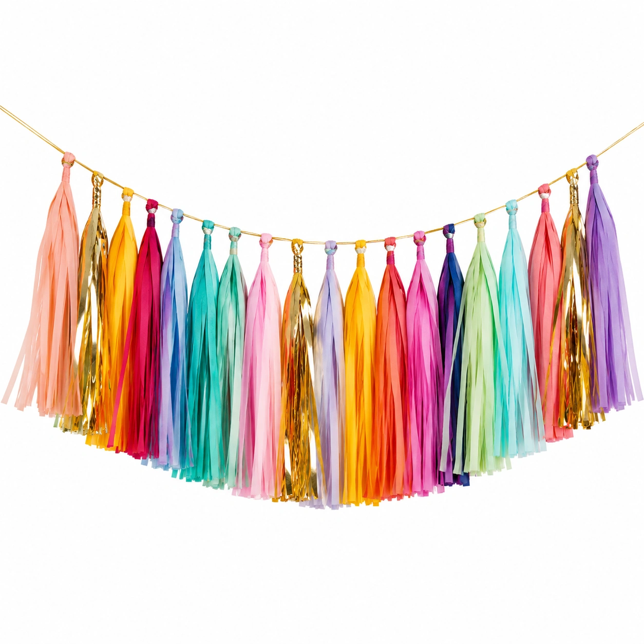 Ghirlanda Decorativa con Nappe Arcobaleno-TRELMAVIX
