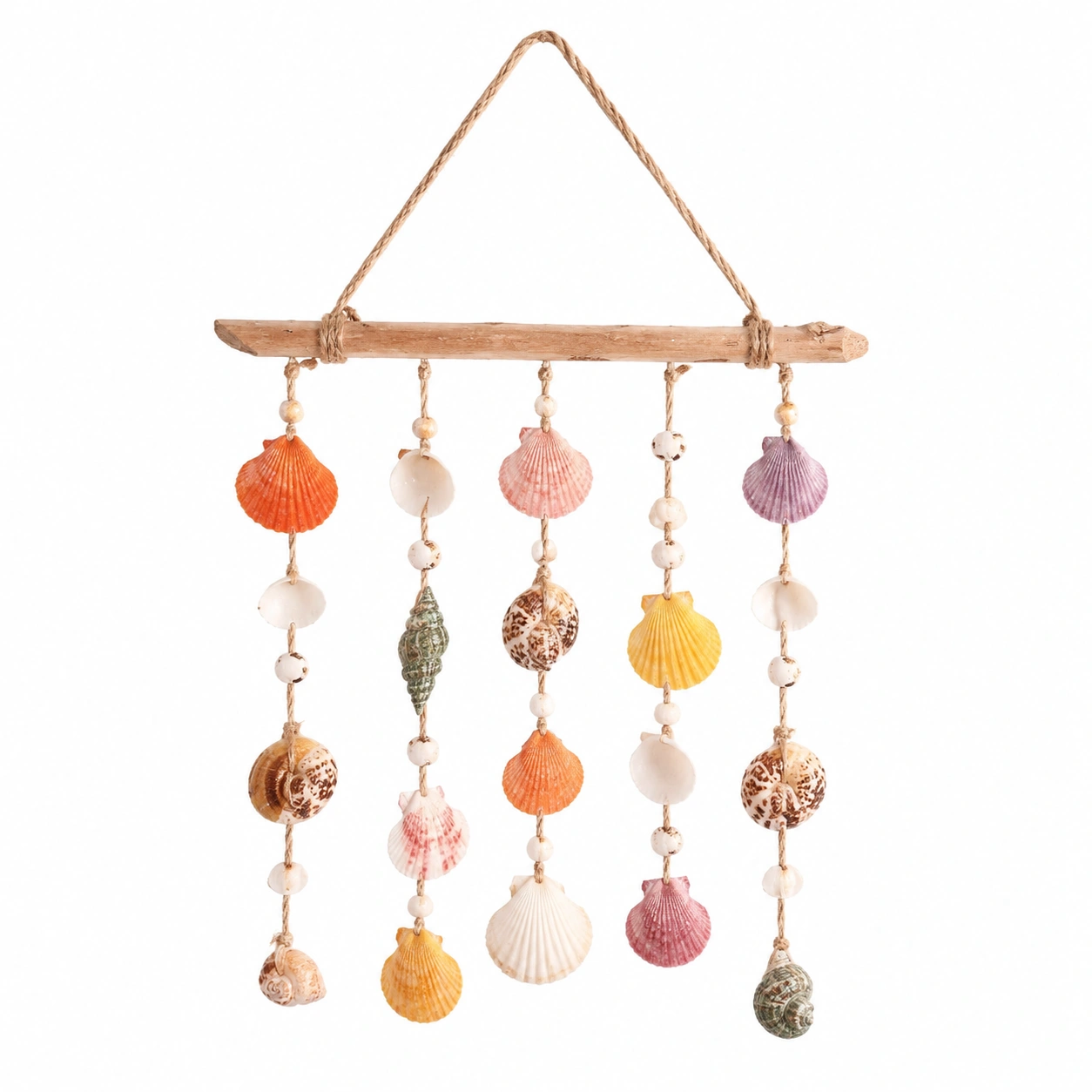 Decorazione da Parete con Conchiglie Multicolori-BRENQORIX