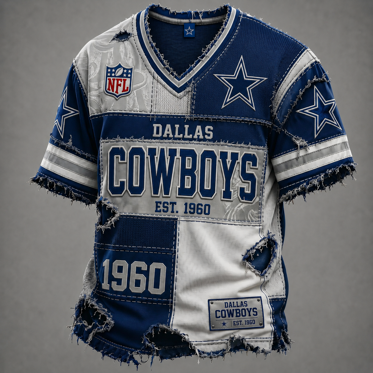 NFL LUXURY V-Neck T-Shirt 3005 DatND DVT