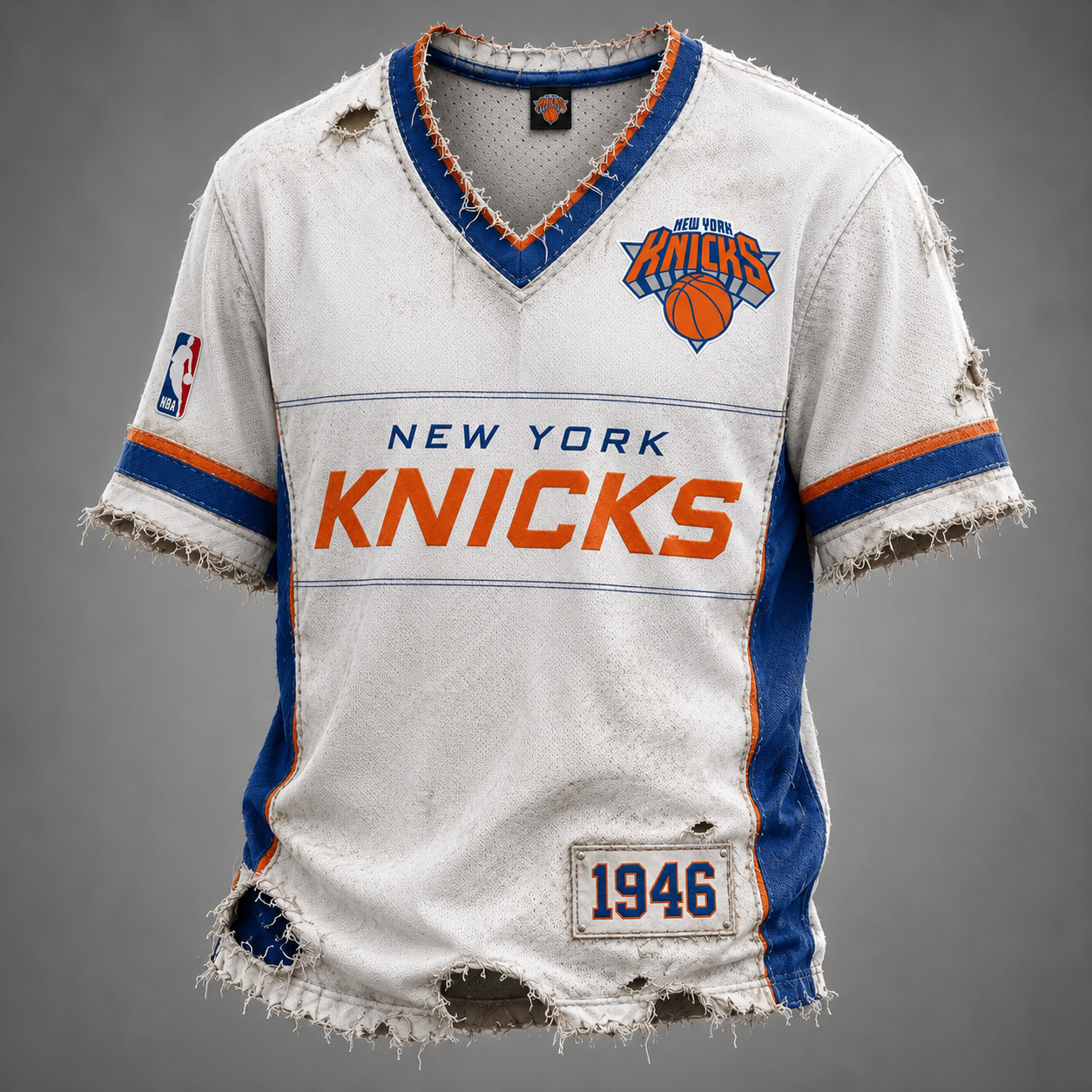 NYK x NBA LUXURY V-Neck T-Shirt 0306 DatND DVT