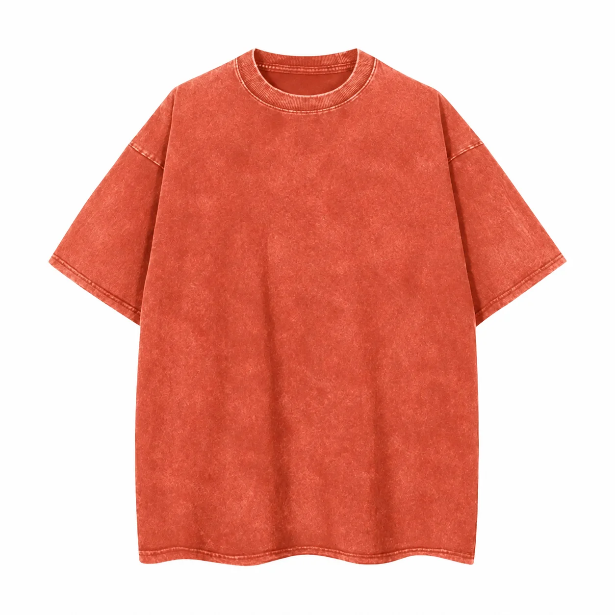 Unisex Distressed Washed 100% Cotton Oversized T-Shirts