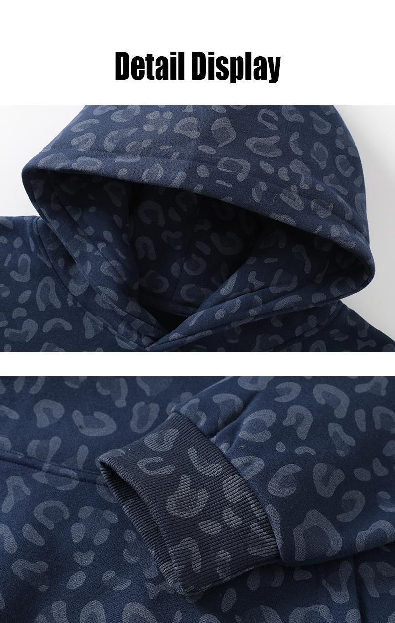 Men's Cotton 2-Piece All-Over Leopard Print Streetwear Set - Loose-Fit Hoodie & Wide-Leg Pants, Casual Unboxing Gift, Multiple Colors Men's Cotton 2-Piece All-Over Leopard Print Streetwear Set - Loose-Fit Hoodie & Wide-Leg Pants, Casual Unboxing Gift, Multiple Colors