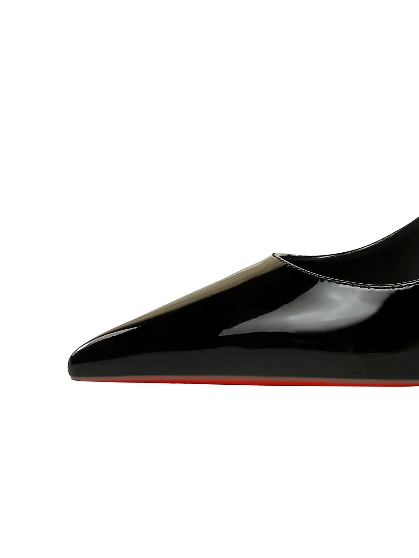 Women's PU Leather High Heels - Stylish Pointed Toe Shoes