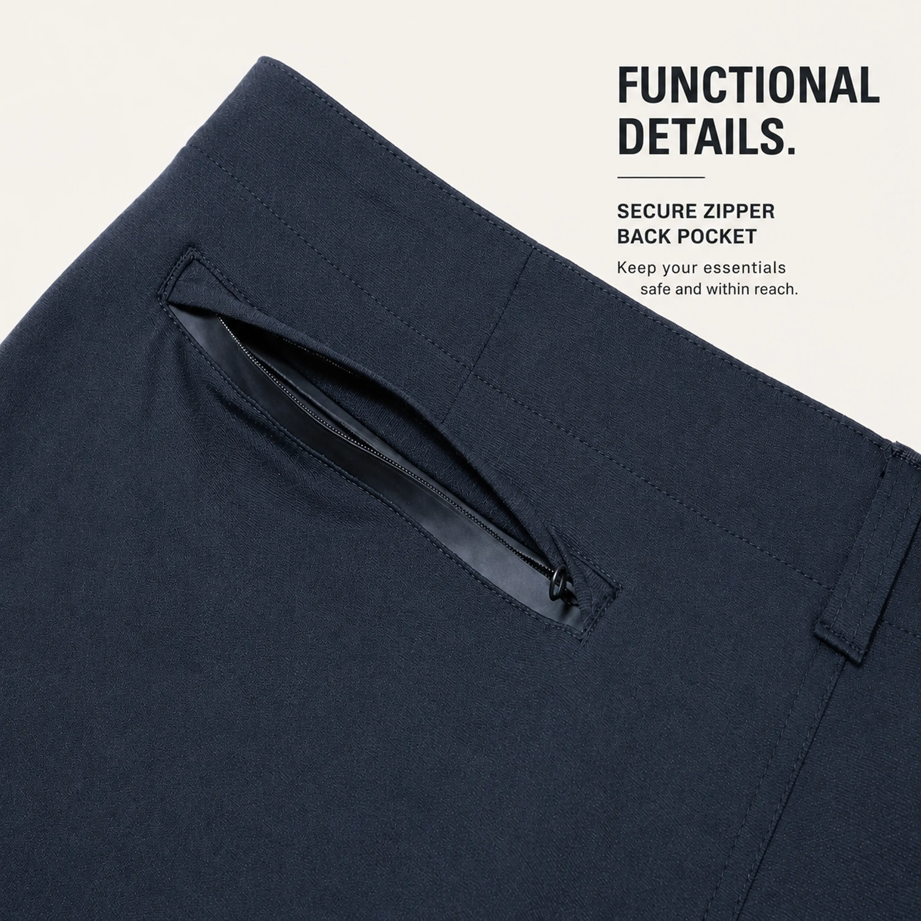 Men's Slim Fit Dress Pants with Flex Stretch Fabric