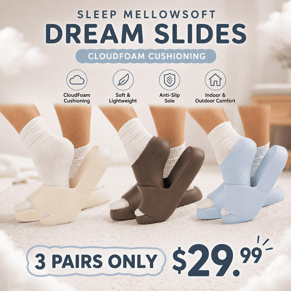 Sleep MellowSoft Dream Slides CloudFoam Cushioning