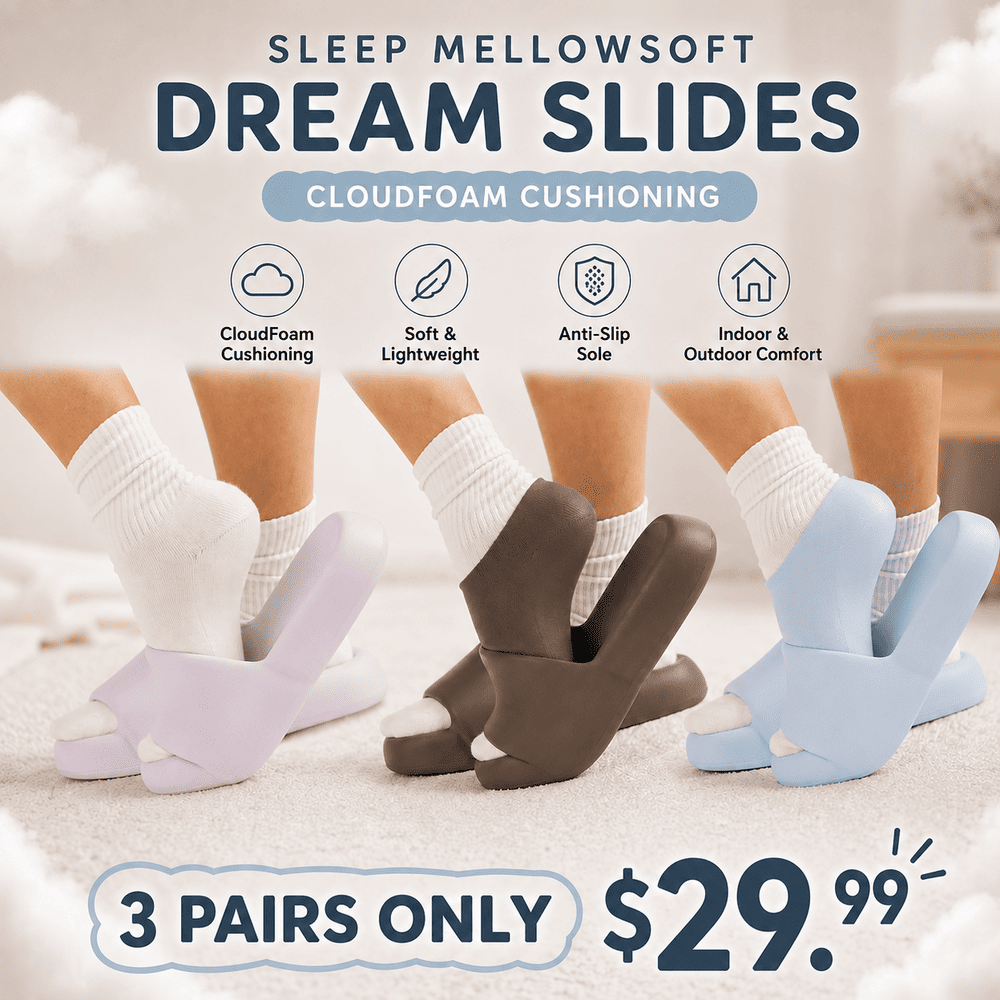 Sleep MellowSoft Dream Slides CloudFoam Cushioning
