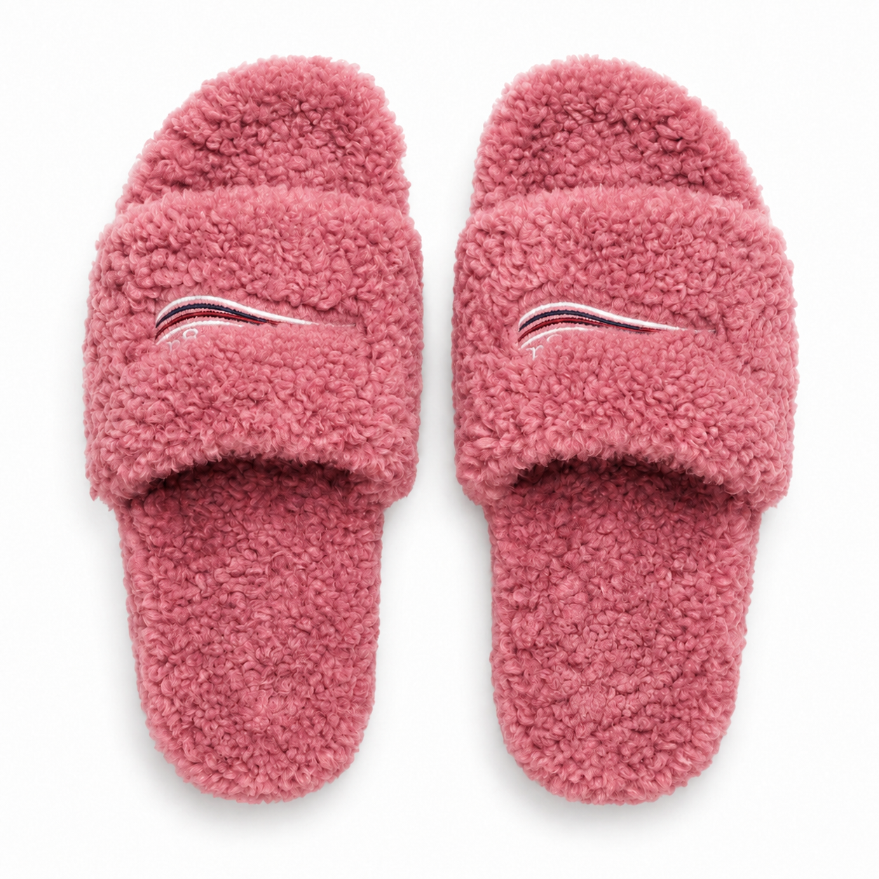 Women's Luxury Fuzzy Fur Sports Slides