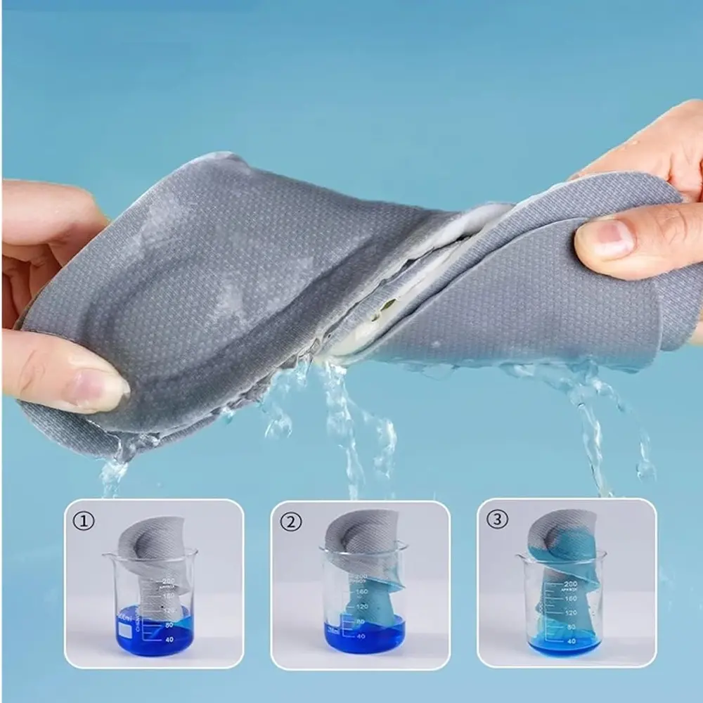 4D Shoe Cloud Insoles for Men Women Memory Foam