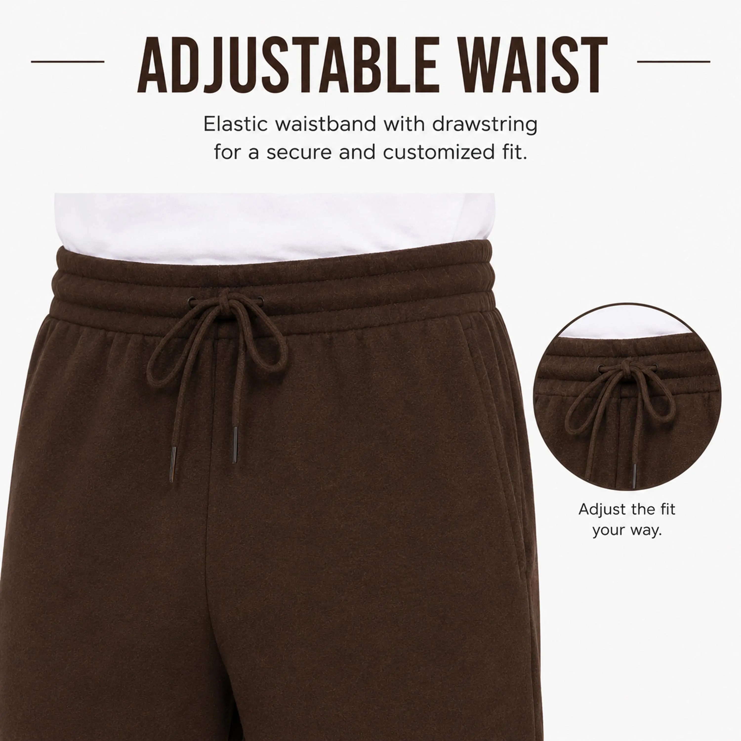 Men's Heavyweight Fleece Sweatpants 3-Pack Open Bottom Comfortable Fit