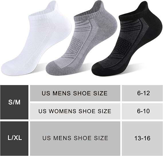 14 Pairs Unisex Breathable Low-Cut Ankle Socks with Heel Tab
