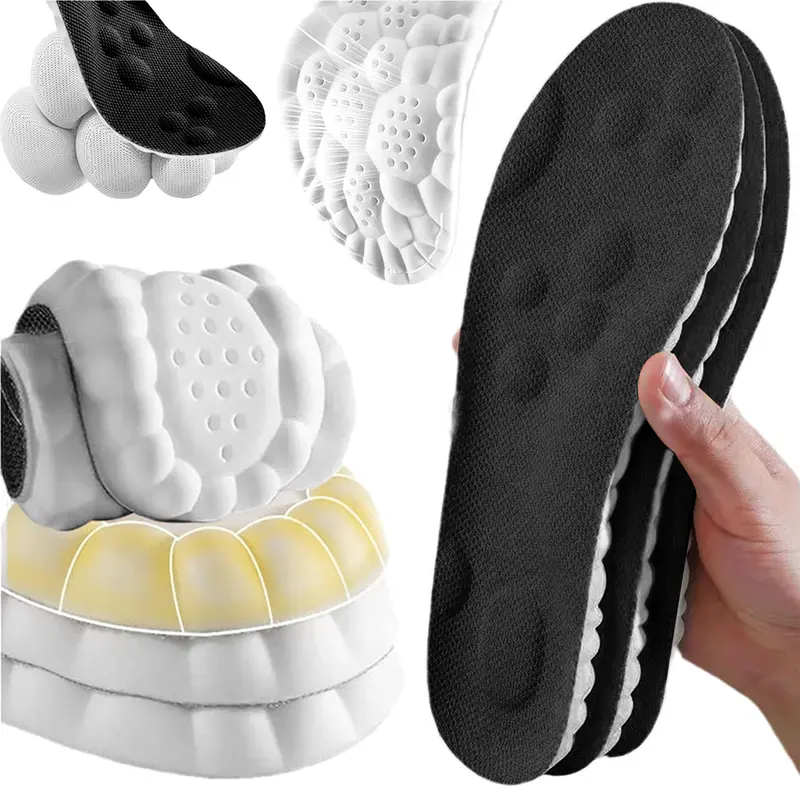 4D Shoe Cloud Insoles for Men Women Memory Foam