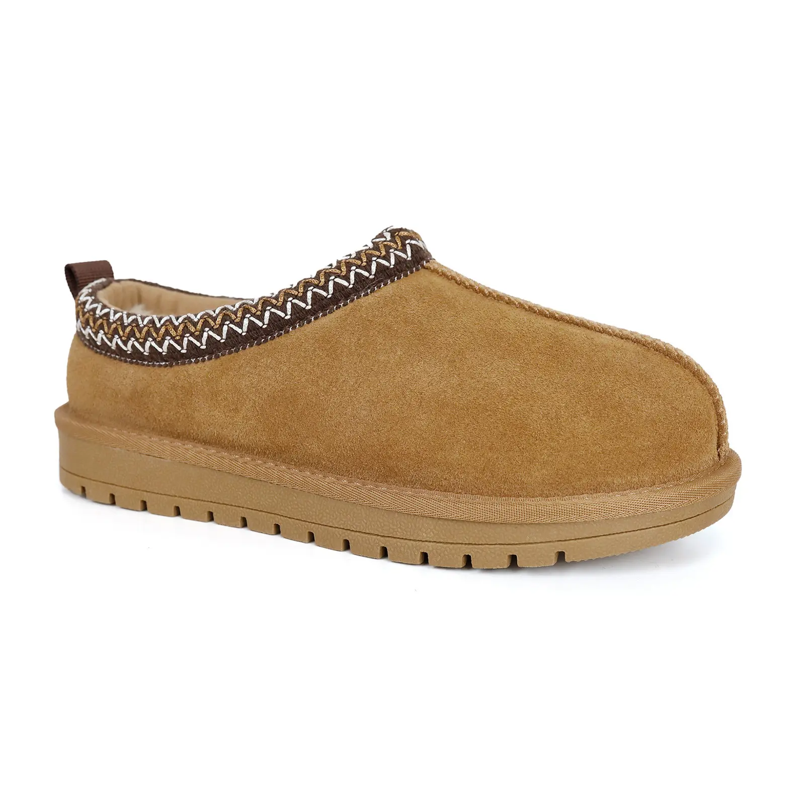 EVELLYHOOTD Women's Braided Leather Mini Platform Boots