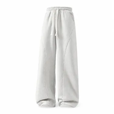Unisex Fleece Thermal Lined Sweatpants - Oversize Comfort