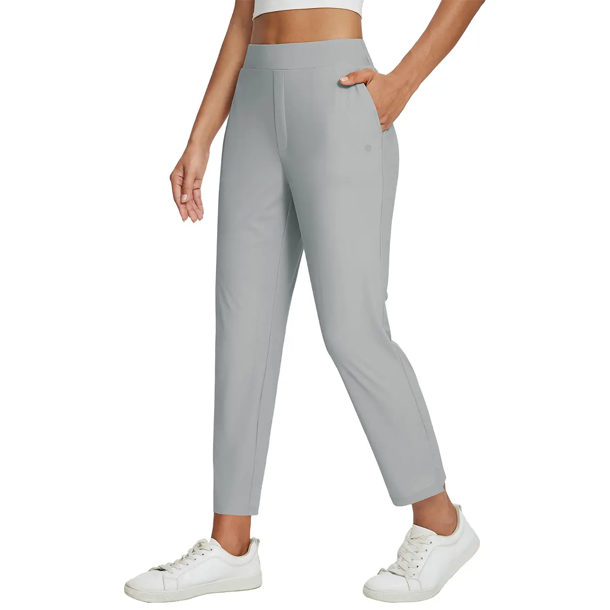 Women's UPF50+ Quick-Dry Ankle Pants with 4 Pockets