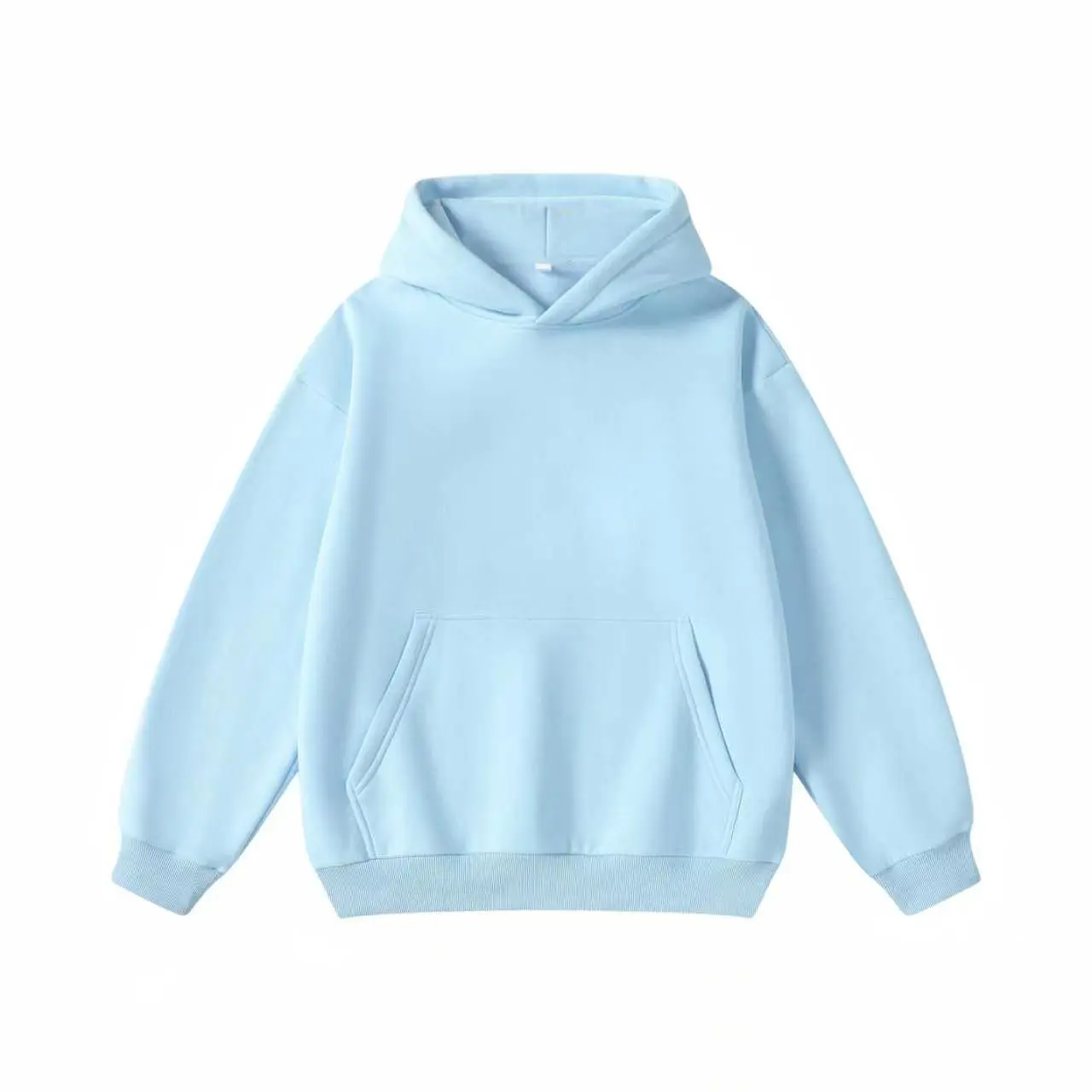 Men's Cotton Blend Hoodie Long Sleeve Pullover Black Beige Casual Wear