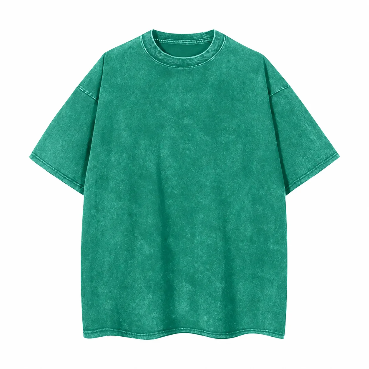Unisex Distressed Washed 100% Cotton Oversized T-Shirts