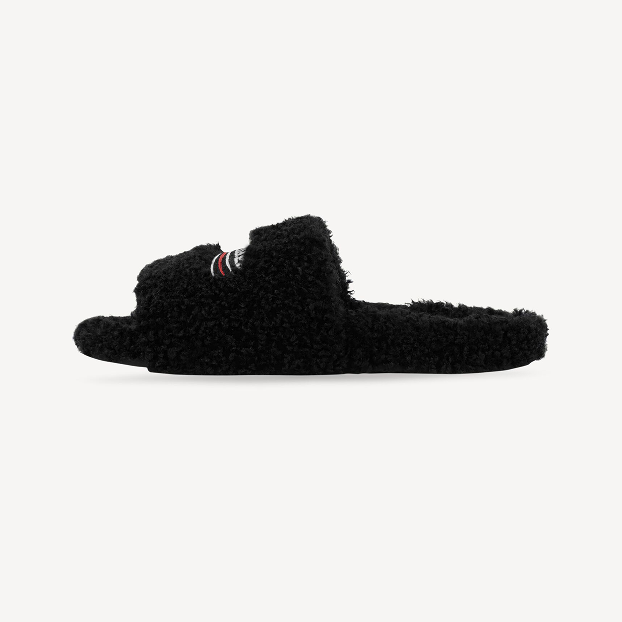 Women's Luxury Fuzzy Fur Sports Slides