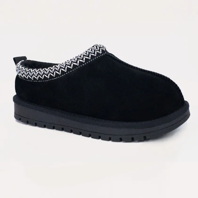 Women's Braided Leather Mini Platform Boots