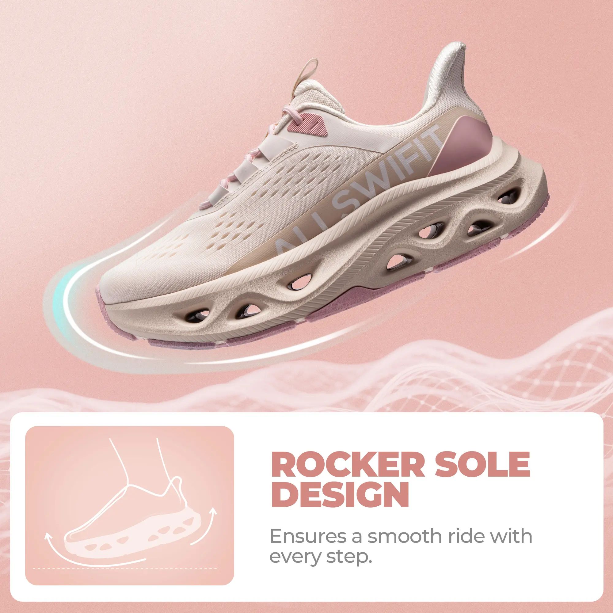Women's Slip On Walking Shoes - Comfortable & Breathable