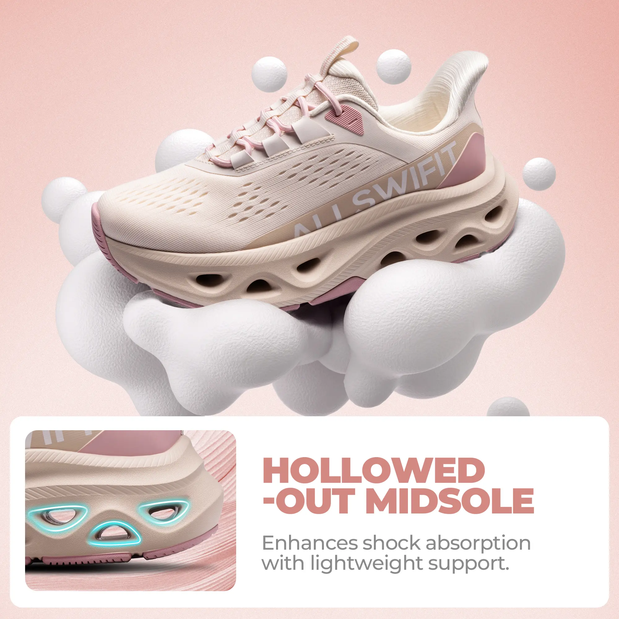 Women's Slip On Walking Shoes - Comfortable & Breathable