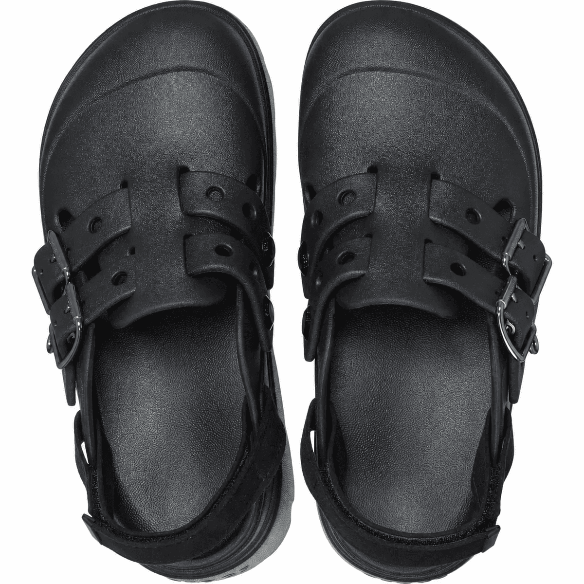 Women's Double Buckle Slingback Platform Clogs