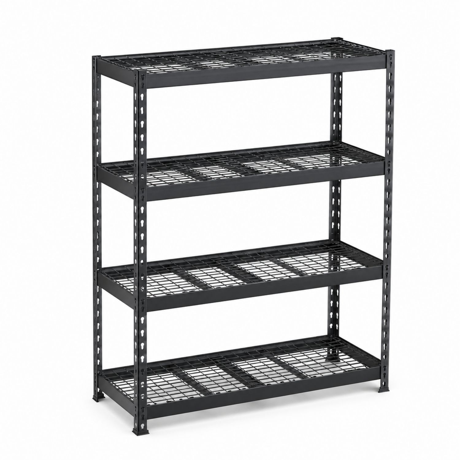 Estantería Metálica Negro 180x120x45 cm 4 Estantes-Timberhomeeu