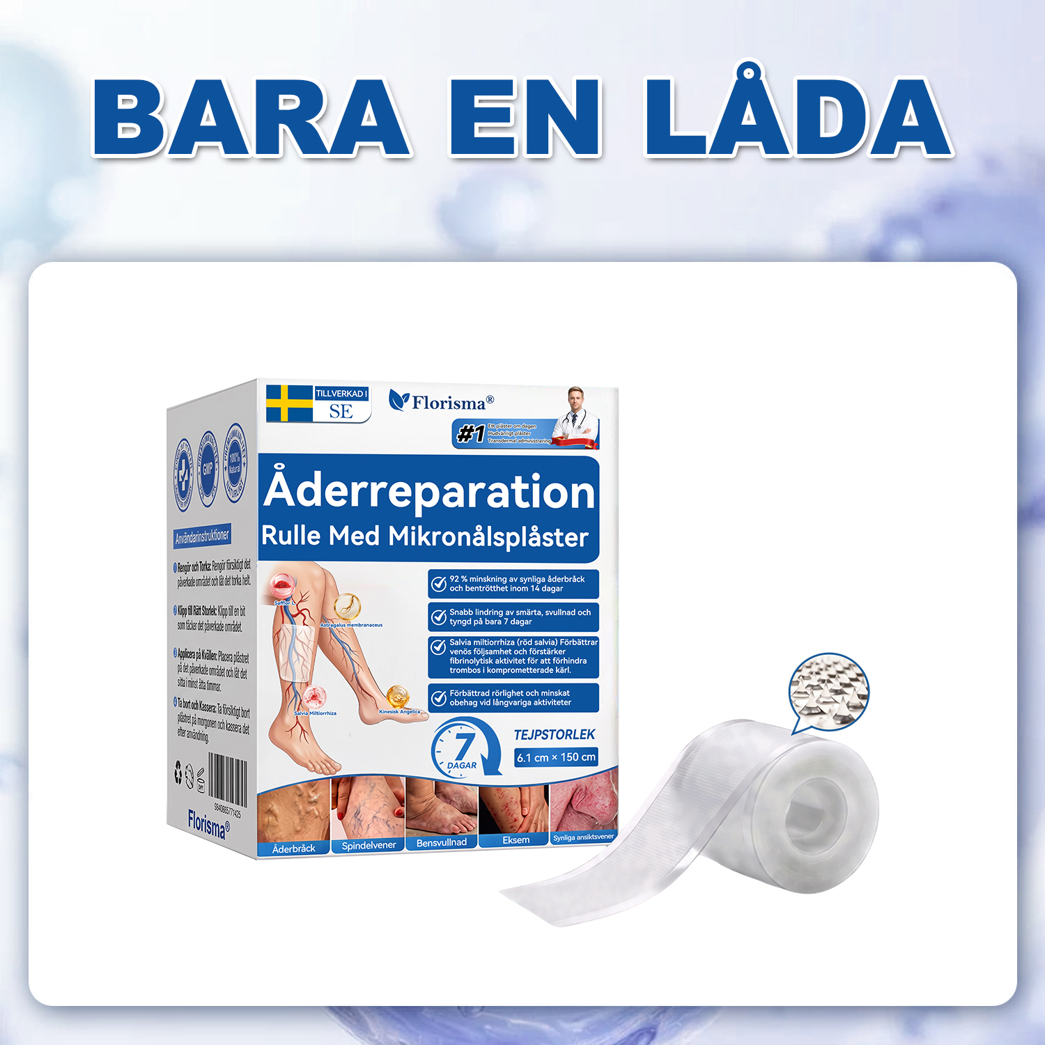 SE🪻💖𝐅𝐥𝐨𝐫𝐢𝐬𝐦𝐚®Å𝐝𝐞𝐫𝐫𝐞𝐩𝐚𝐫𝐚𝐭𝐢𝐨𝐧 𝐑𝐮𝐥𝐥𝐞 𝐌𝐞𝐝 𝐌𝐢𝐤𝐫𝐨𝐧å𝐥𝐬𝐩𝐥å𝐬𝐭𝐞𝐫 Omedelbar lindring, långsiktiga resultat