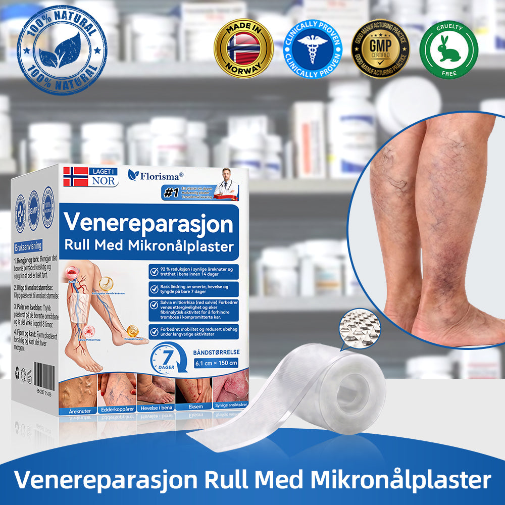 NO🍁💖𝐅𝐥𝐨𝐫𝐢𝐬𝐦𝐚® 𝐕𝐞𝐧𝐞𝐫𝐞𝐩𝐚𝐫𝐚𝐬𝐣𝐨𝐧 𝐑𝐮𝐥𝐥 𝐌𝐞𝐝 𝐌𝐢𝐤𝐫𝐨𝐧å𝐥𝐩𝐥𝐚𝐬𝐭𝐞𝐫⚡Øyeblikkelig lindring, langsiktige resultater
