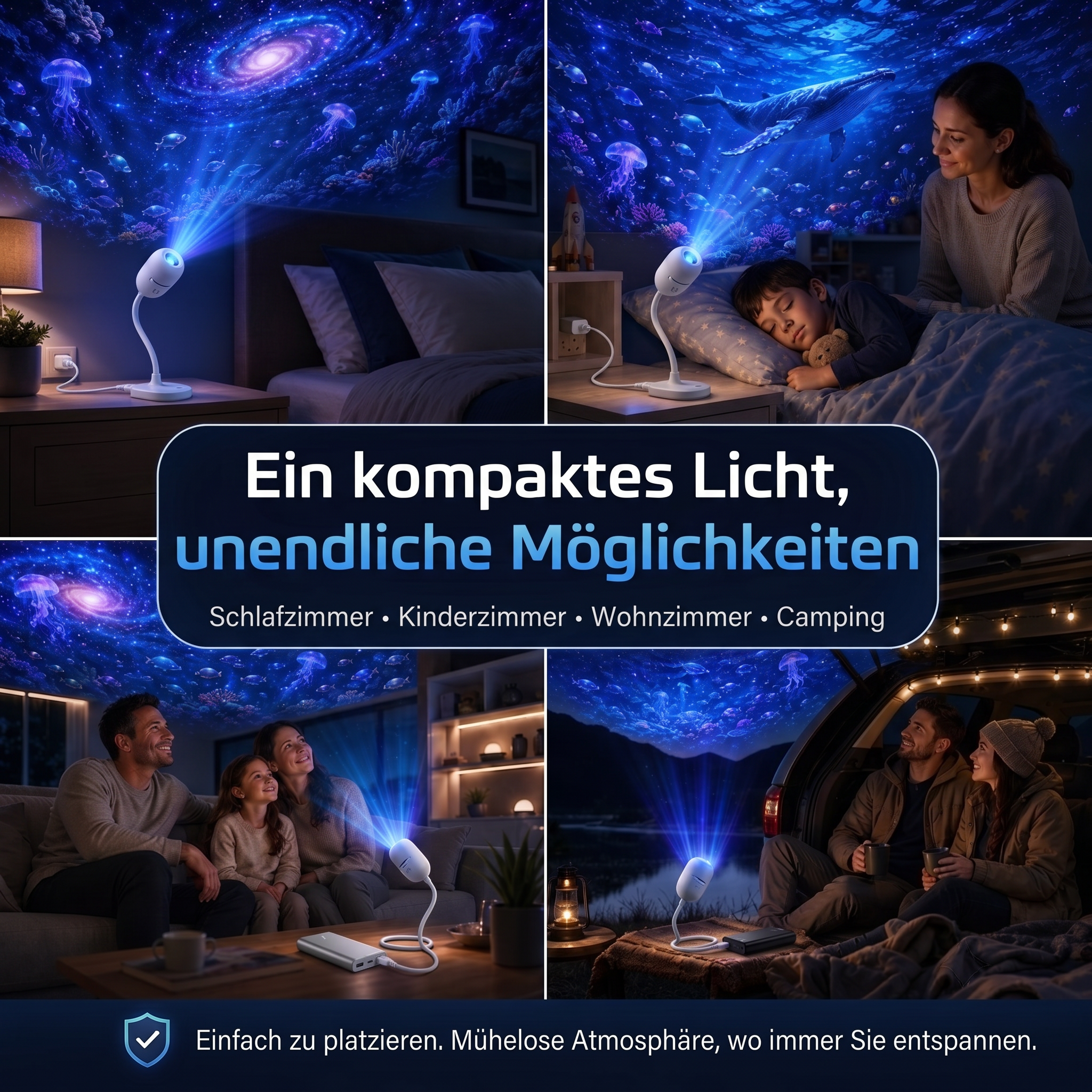 𝑺𝑪𝑵𝑫𝑹®✨ SCNDR ® Ultra-HD-Smart-Projektionslampe der nächsten Generation mit dynamischer, immersiver 5D-Holografie-Technologie 🌈🌈