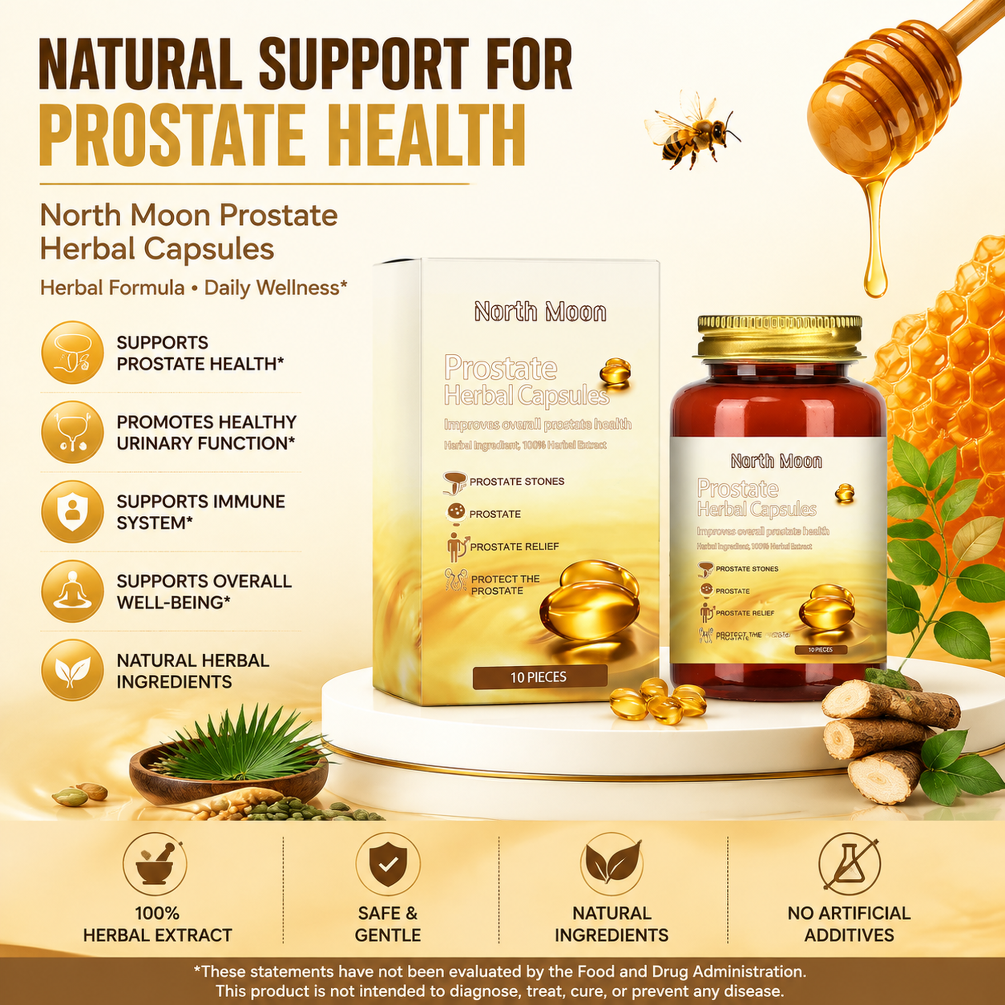 Prostate Relief Capsules: Body massage and care to relieve prostate discomfort and promote vitality.