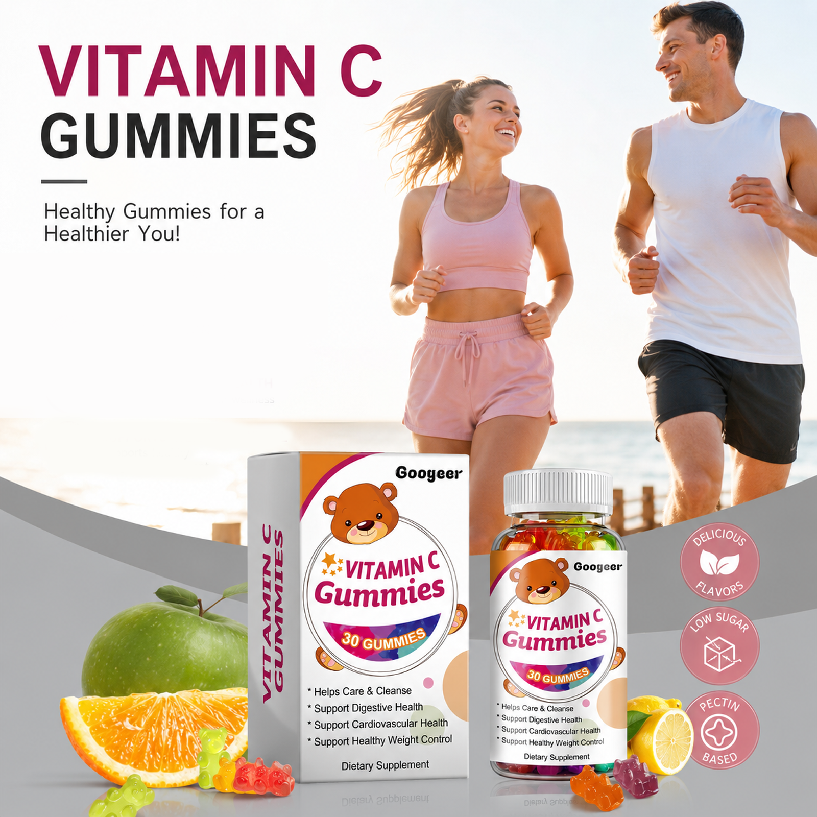 Keto Fat-Burning Gummies & Vitamin C Gummies for Body Wellness
