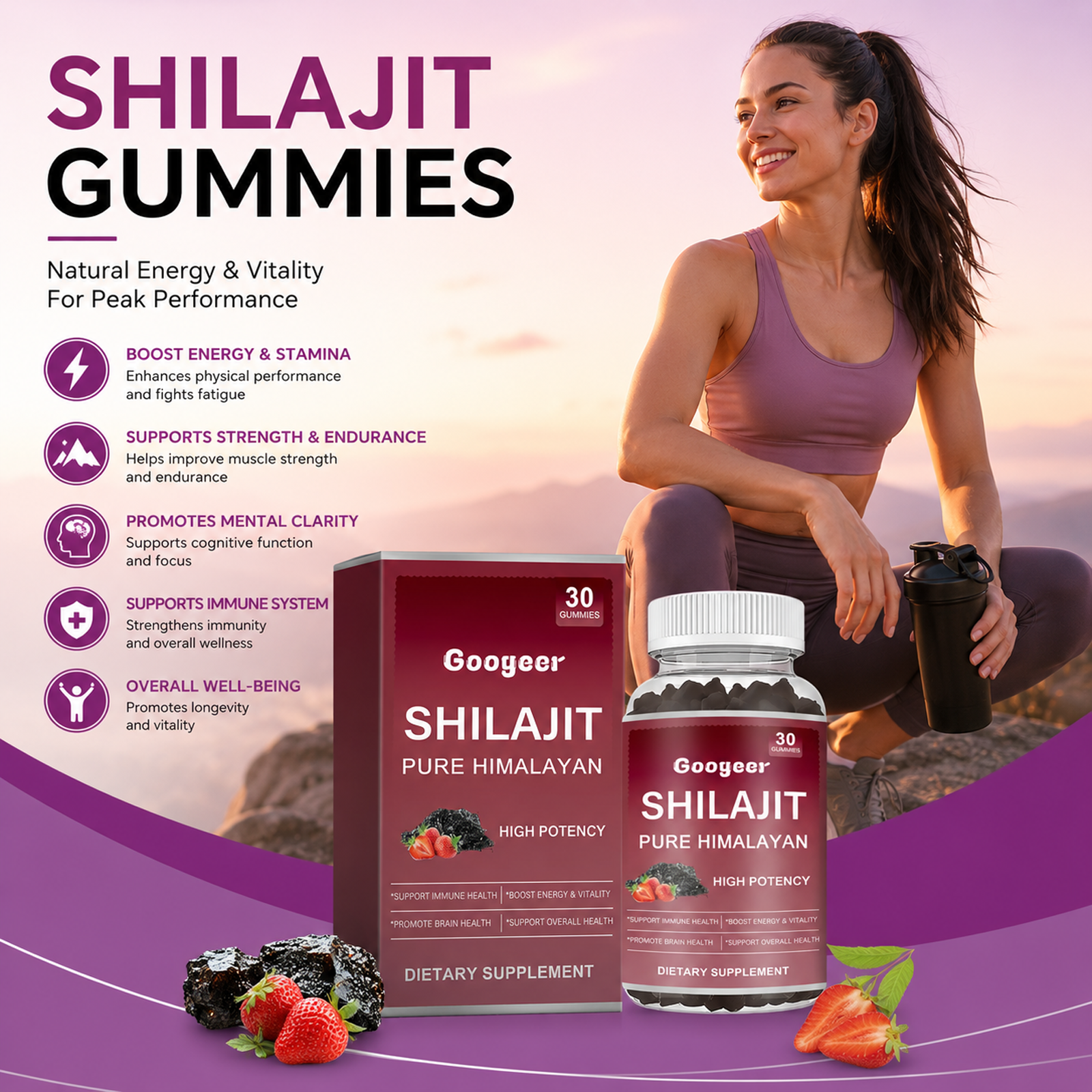 Dietary supplement gummies; dietary supplements for body wellness.