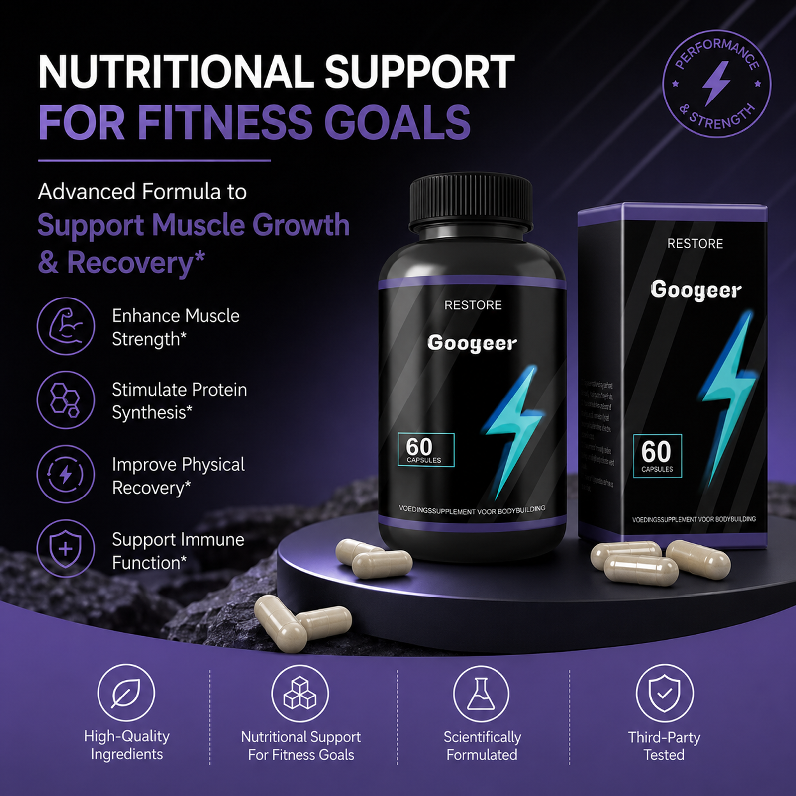 Fitness Nutritional Supplements & Body Treatments