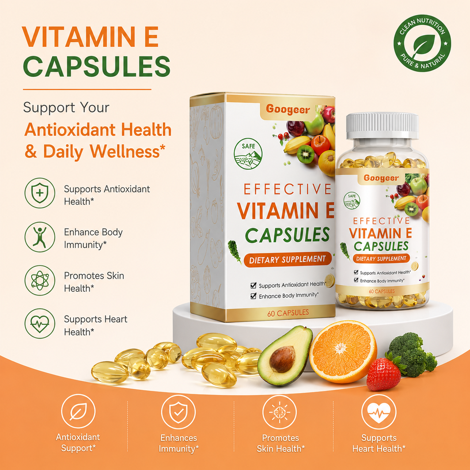 Vitamin E Capsules – Body Treatment