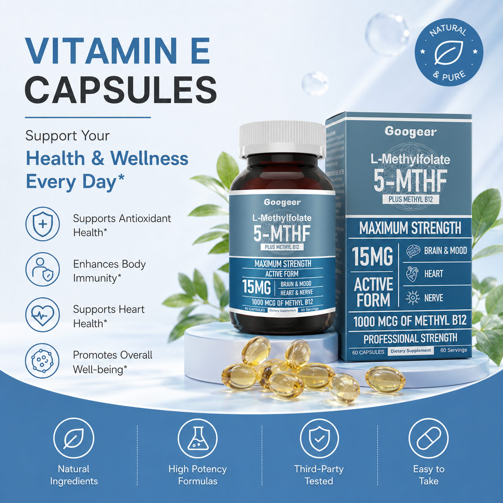 Vitamin Supplement Capsules – Body Treatment