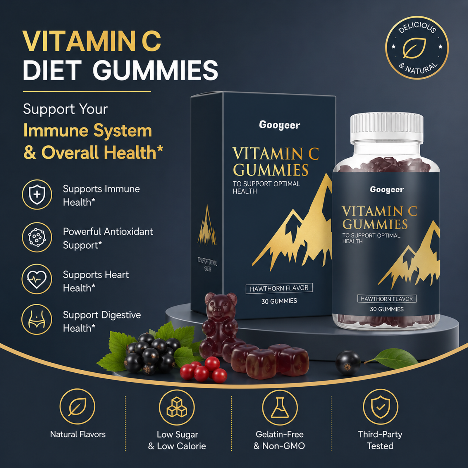 Immune-Boosting Gummies: Vitamin C Gummies for Wellness Support
