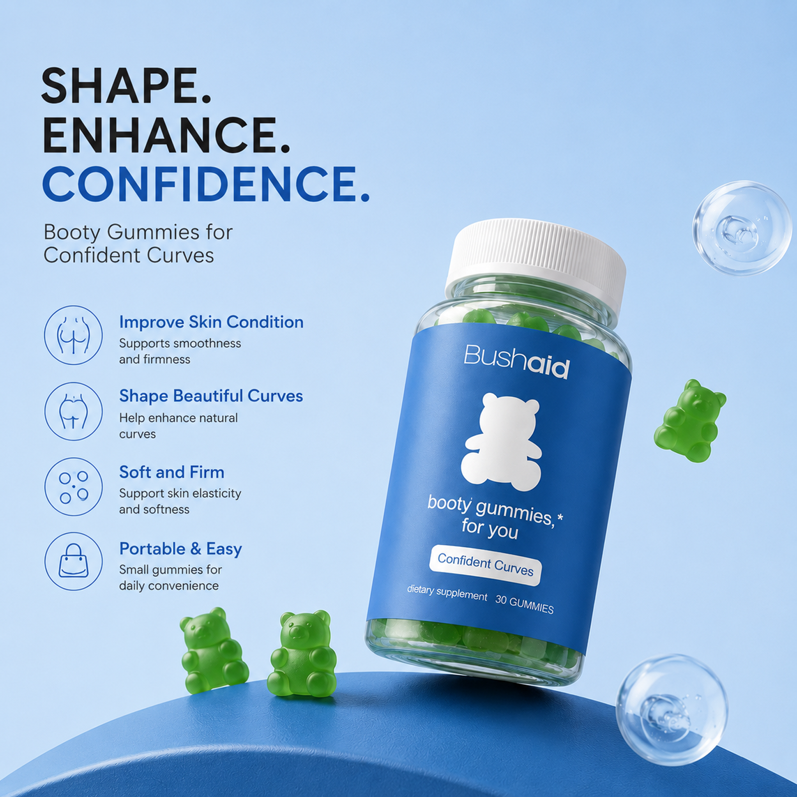 Butt-Lifting & Firming Gummies – Body Treatment