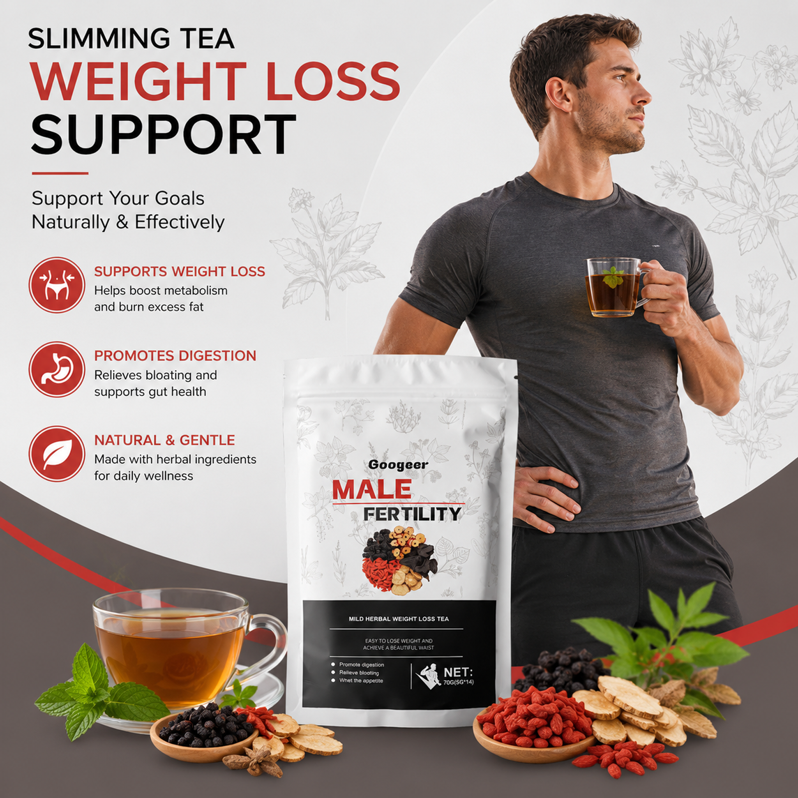 Googeer Yiyang Kidney-Nourishing Tea