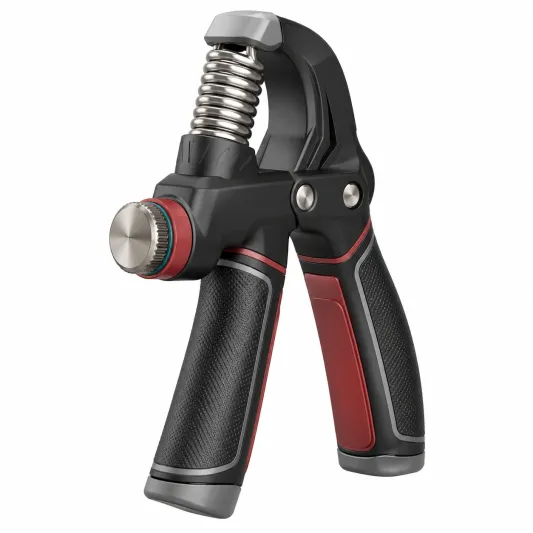 Verstellbarer Handtrainer 5-60 kg Schwarz/Rot-decovetra