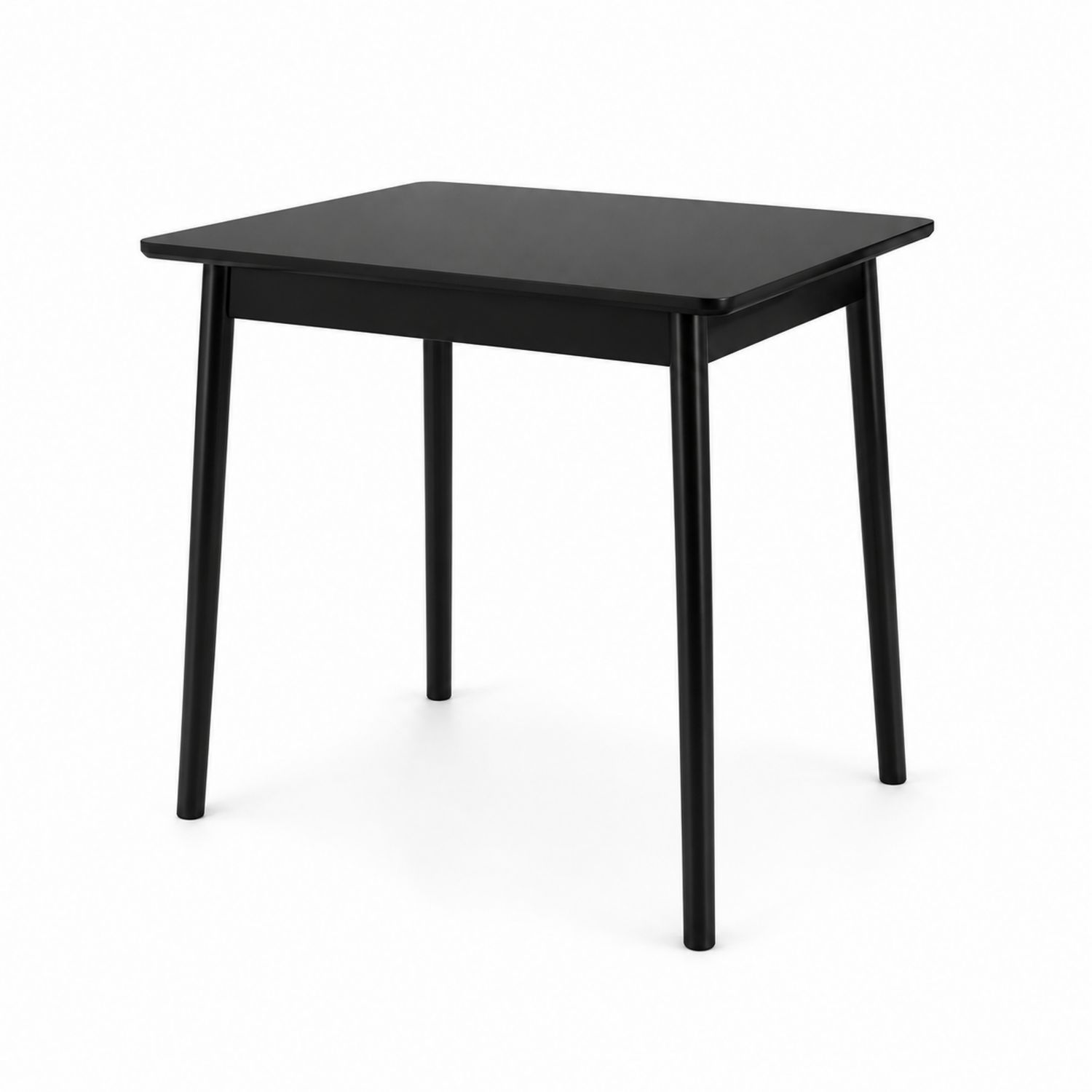 Table en bois MDF et métal Noir 75x60x75 cm-Floralvillae