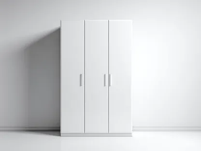 Armoire - Bois manufacturé - Métal - 150x55x205 cm - Blanc - Minimaliste-Liviaospace