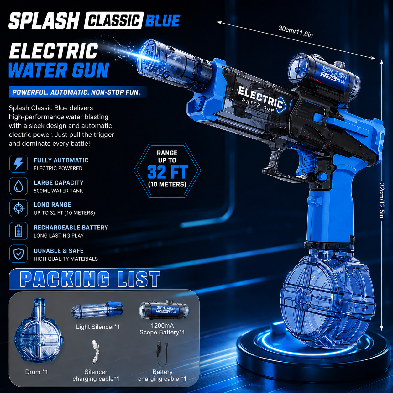 Splash Classic Blue