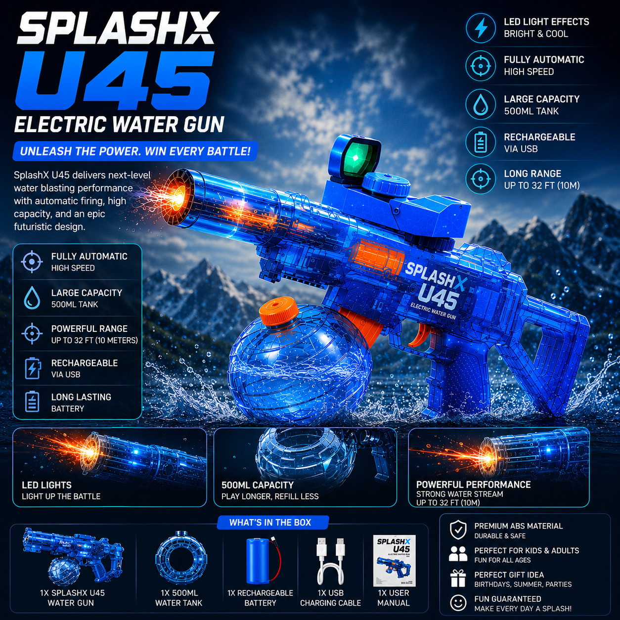 SplashX U45