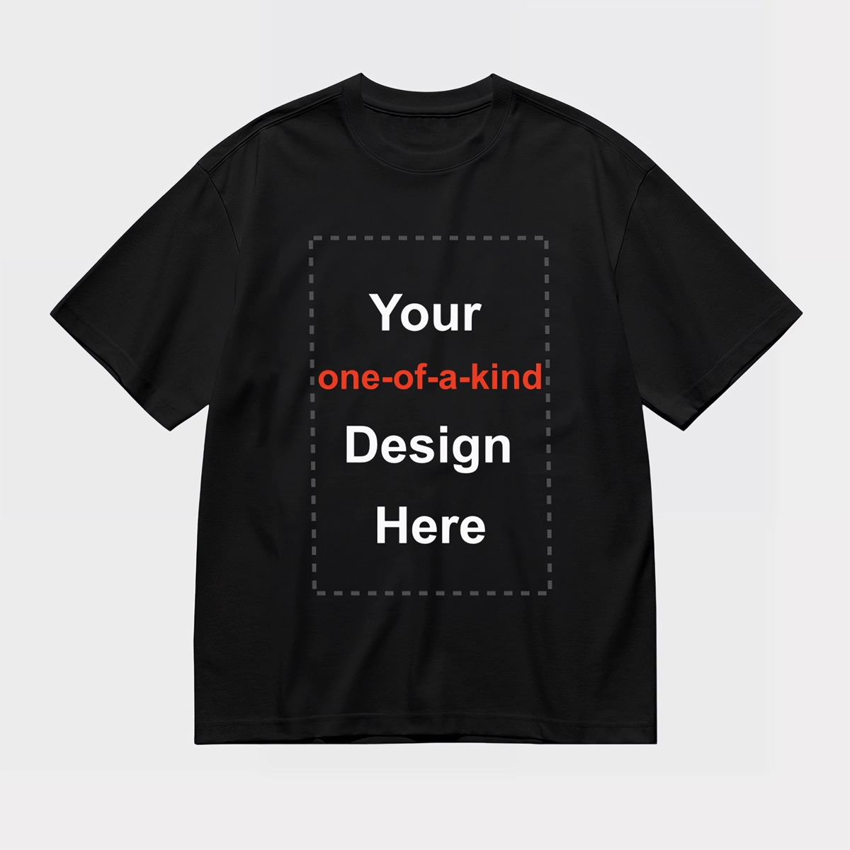 Unisex Crew Neck Custom T-shirt – Upload Your Own Design