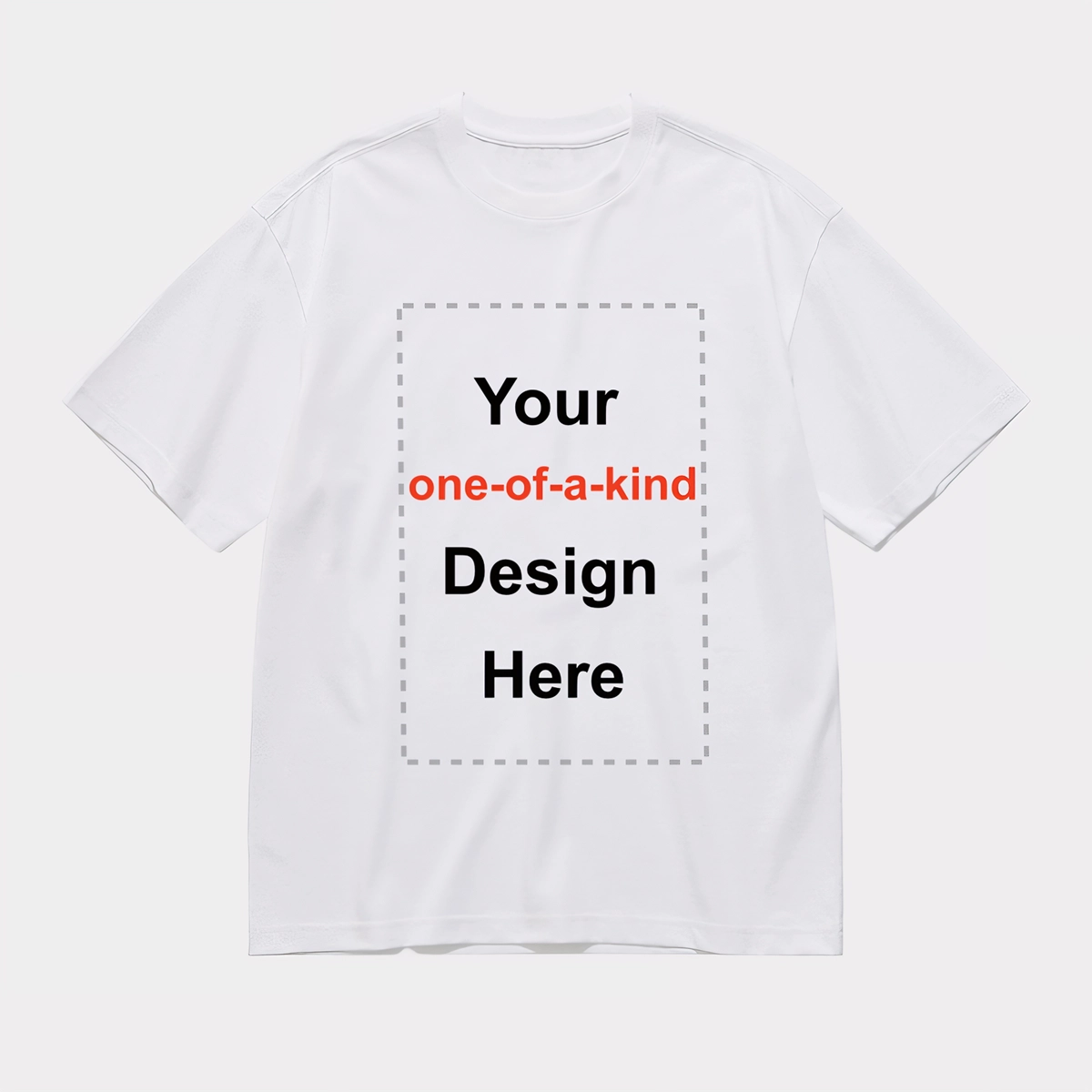 Unisex Crew Neck Custom T-shirt – Upload Your Own Design