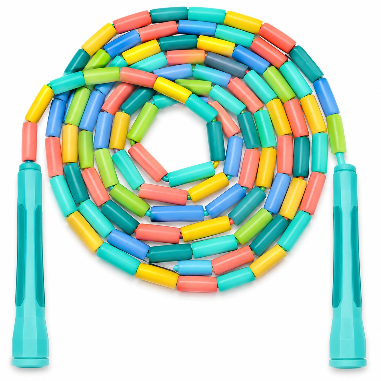 Springseil mit bunten Perlen, 3 m-meubolveta