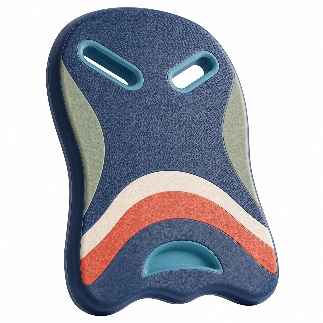 Ergonomisches Schwimmbrett für Kinder mit Griff Blau Grün Rot-meubolveta