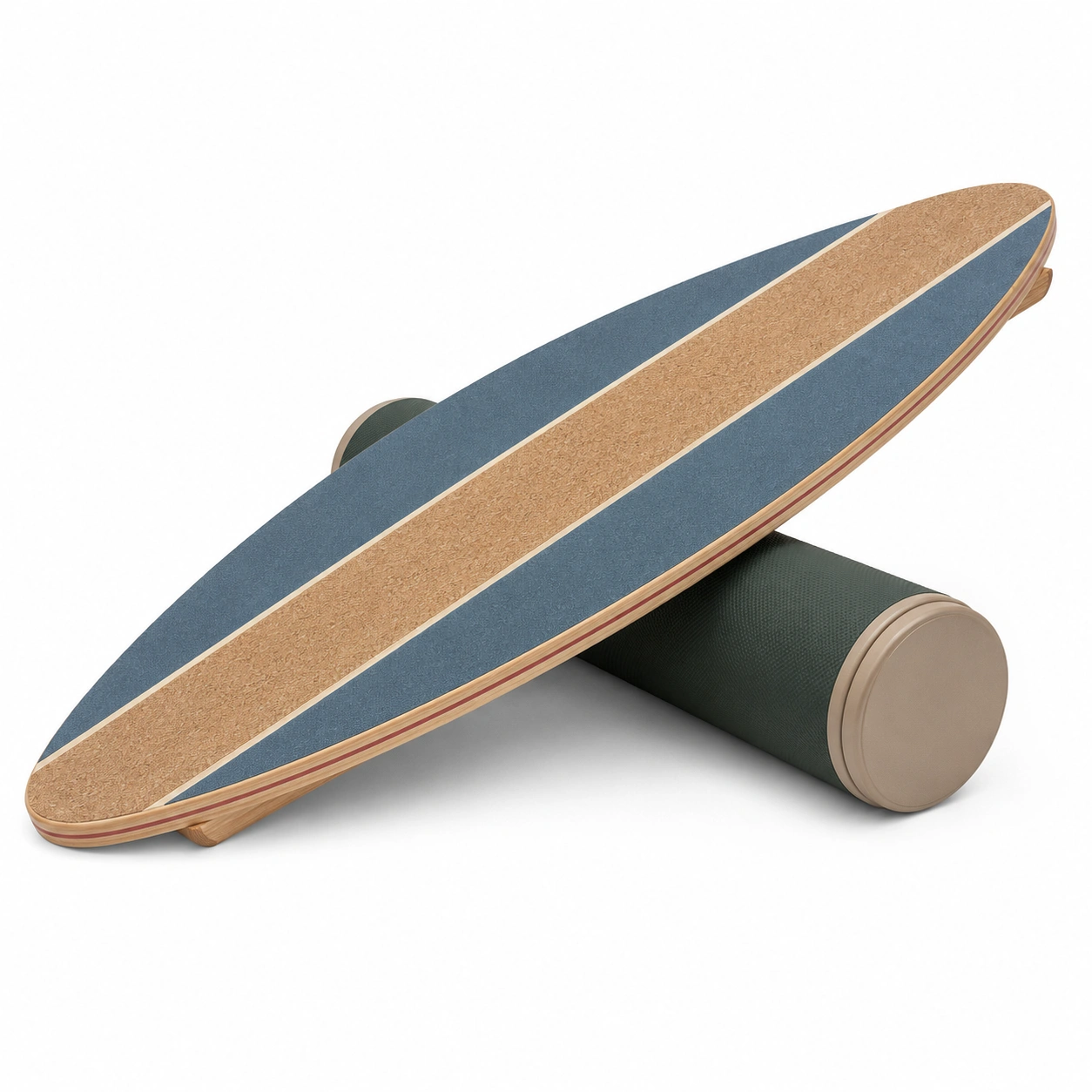 Balance Board mit Holz und Kork für Gleichgewichtstraining-meubolveta